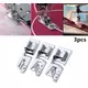 3Pcs sewing accessories Narrow Rolled Hem Sewing Machine Presser Foot Set Household sewing tools