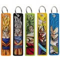 Anime Key Tag Japanese Embroidery Jet Tag Cars Keychain Men Women Key Ring Holder Jewelry