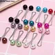 12pcs Lady Muslim Scarf Hijab Clips Pearl Scarf Brooch Pin Shawl Scarf Head Scarf Holder