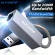 Fast 2 5GB Ethernet Adapter USB C to RJ45 Converter USB 3.0 A to Gigabit Ethernet Network Card For