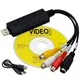 USB 2.0 Capture Digital Video Converter 4 Channel Audio Easycap Card Box VHS VCR TV to DVD Recorder