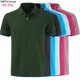 100% Cotton Top Quality 2022 Summer New Men's Polos Shirts Plus Size XS-5XL Solid Color Short Sleeve