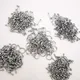 100pcs/lot Straight Curved Cirvular Captive Bead Ring Labret Barbell Nose Eyebrow Lip Ear Studs