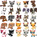 LPS CAT Rare Littlest pet shop Toys Stands Short Hair Kitten Dog Dachshund Collie Spaniel Great Dane