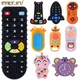 TYRY.HU 1Pc Baby Silicone Teether Toys Remote Control Shape Teether Rodent Gum Pain Relief Teething