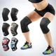 1Piece 7mm Neoprene Sports Kneepads Compression Weightlifting Pressured Crossfit Training Knee Pads