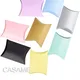 50pcs Favor candy Box bag New craft paper Pillow Shape Wedding Favor Gift Boxes pie Party Box bags