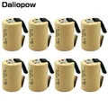 6-20PCS 4/5SC SubC 1.2V 1500mAh Ni-Cd SC Rechargeable Battery Cell with Welding Tabs for DIY Power