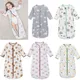 Cotton Baby Long Sleeve Sleeping Bag Kids Pajamas Anti-Kicking Cocoon For Newborn Envelope Sleep