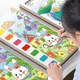 12Pages Coloring Books Portable Watercolor Painting Book Graffiti Picture Books Painting Drawing