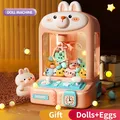 Mini Claw Machine Toys for Children Automatic Coin Operated Play Game Arcade Machines Kids Doll