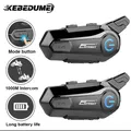 1/2Pcs Bluetooth Motorcycle Helmet Intercom Headset for 2 Rider intercomunicador Moto Wireless