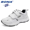 BONA New Popular Style Children Casual Shoes Hook & Loop Boys Sneakers Outdoor Jogging Shoes Light