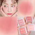 Monochrome Blush Peach Pink Makeup Blush Palette Korean Matte Velvet Lasting Natural Cheek Powder