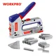 WORKPRO 4 IN 1 Heavy Duty Staple Gun for DIY Home Decoration Furniture Stapler Manual Nail Gun with