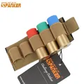 5 Rounds Shotgun Buttstock Ammo Pouch Shell Holder Bullet with Magic Tape Back Cartridge Carrier