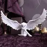 Angel Wing Figurine Modern 3D Embrace Angel Wings Sculpture Crafts 3D Angel Wing Statue Figurine
