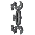 New Double Metal Super Clamp Articulating Mag ic Arm Clip 360 Dual-Head Super Clamp for Umbrella