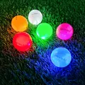 6Pcs Glow In The Dark Light Up Luminous LED Golf Balls 4 Built-in Lights For Night Practice Gift for