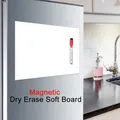 A4 Magnetic Dry Erase Board Fridge Markers WhiteBoard Sheet Home Kitchen Erasable Flexible