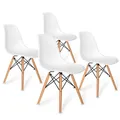 4Pcs Nordic Dining Chair Creative Modern Minimalist Design Office Chair Computer Chair Tea Coffee