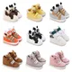 Classic Baby Shoe Boy Girl Baby Cute Animal Face Casual Flat Sneaker First Baby Ankle Boot Cotton