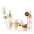 Snail Collagen Face Cream 24K Gold Serum Eye Cream Anti Aging Beauty Facial Skin Care Set Whitening