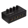 Top Deals 4 Channels Mini o Stereo Headphone Amplifier HA400 Ultra-Compact Audio Amplifier With