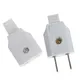 US American 2 Flat Pin AC Electric Power Male Plug Female Socket Outlet Adapter Wire Extension Cord