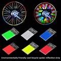 12pcs Bicycle Reflective Stickers Wheel Spokes Tubes Strip Safety Warning Light Reflector Outdoor