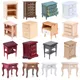 1/6 1/12 Dollhouse Wooden/Plastic Miniature Bedroom Bedside Table Storage Drawer Cabinet Model DIY