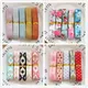 5Yards/Set 1Yard Per Color 16MM Width Printed Fold Over Elastic Foe Ribbon Stretch Band Diy Crafts