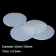 1/2/5/10pcs White Round Silicone Rubber Sheet Seal Gaskets Pad Diameter 30/40/50/60/70/80/90/100mm