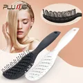 Professional Plussign Portable Travel Folding Hair Brush Compact Pocket Hair Comb Double Headed Anti