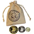 3pcs/set Harri Potter Cosplay Collection Gringott Bank Coin Collection Noble Magic School Wizarding