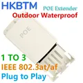 HKBTM 4 Port PoE Extender Waterproof poe repeater for IP Port Transmission Extender for POE Switch