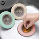 Kitchen Tools Sink Strainer Waste Plug Sink Filter Portable Silicone Waste Collector Sink Strainer