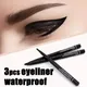 Women Waterproof Retractable Rotary Eyeliner Pen Eye Liner Pencil Makeup Cosmetic Tools(3pcs/set)