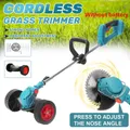 For Makita 18V Battery Electric Lawn Mower Cordless Brushcutter Trimmer Bush Grass Pruning Cutter