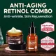 VIBRANT GLAMOUR Retinol Face Cream Face Serum 2 PCS/Set Firming Lifting Anti-Aging Reduce Wrinkle