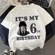 New Movie Children's T-Shirt Birthday Number 1-9 Tee Shirts Anime Cartoons Kawaii Kid Casual Clothes