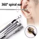 6Pcs/set ear cleaner Ear Wax Pickers Stainless Steel Earpick Wax Remover piercing kit earwax Curette