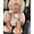 BZDOLL 50cm Like Real Sleeping Alive Reborn Baby LouLou with 3D-Paint Skin Visible Veins 20inch