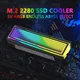 Jumpeak 5V ARGB Sync Computer 2280 SSD M2 Radiator PC RGB M.2 Hard Disk Nvme Cooler Heatsink Endless