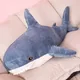 30cm Blue Shark Reading Pillow For kids Plush Funny Toy Stuffed Shark Children Boys Cushion Girl