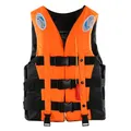 Outdoor Adult Swimming Life Jacket Adjustable Buoyancy Survival Suit Polyester Children Life Vest