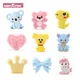 5pcs Silicone Animal Cartoon Baby Beads Teether Koala Cat Dog Bear For Pacifier Clips Beads Newborn