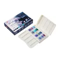 Russian White Night Artist-grade Solid Watercolor Paint 12-color Full-block Portable Sketch