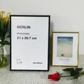 Aluminum Picture Frame Classic Certificate Frame For Wall Hanging With Plastic Glass Metal Photo