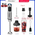 LED Factory Price 1500W 6/4 in 1 Electric Stick Hand Commercial Blender Food Processor Egg Whisk